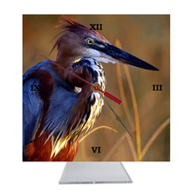 Goliath Heron Desk Clock