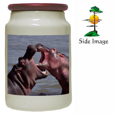 Hippo Canister Jar