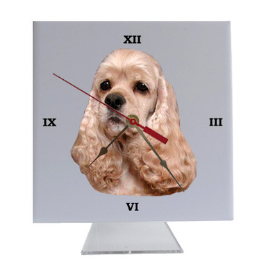 Cocker Spaniel Desk Clock