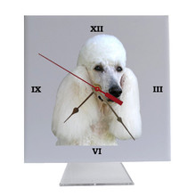 Poodle Desk Clock