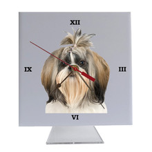 Shih Tzu Desk Clock