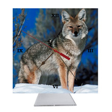 Coyote Desk Clock