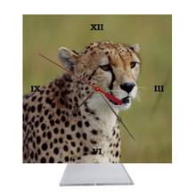 Cheetah Desk Clock