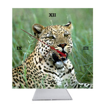 Leopard Desk Clock