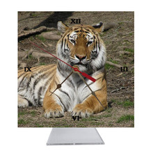 Tiger Desk Clock