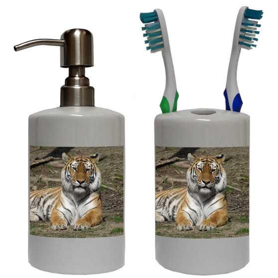 Tiger Bathroom Set