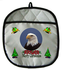 Eagle Christmas Pot Holder