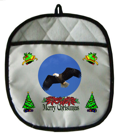 Eagle Christmas Pot Holder