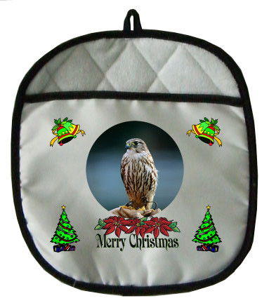 Falcon Christmas Pot Holder