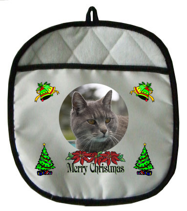 Cat Christmas Pot Holder