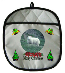 Sheep Christmas Pot Holder