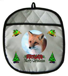 Fox Christmas Pot Holder