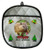 Groundhog Christmas Pot Holder