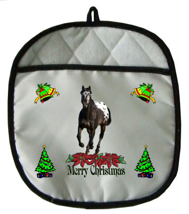 Appaloosa Christmas Pot Holder