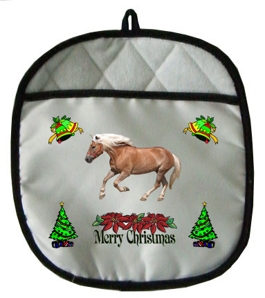 Haflinger Christmas Pot Holder