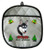 Siberian Husky Christmas Pot Holder