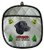 Black Labrador Retriever Christmas Pot Holder