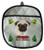 Pug Christmas Pot Holder