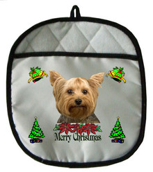 Yorkshire Terrier Christmas Pot Holder