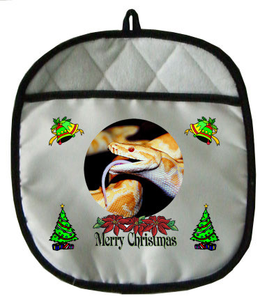 Python Snake Christmas Pot Holder