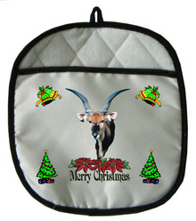 Eland Christmas Pot Holder