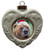 Bear Heart Christmas Ornament