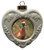 Pheasant Heart Christmas Ornament