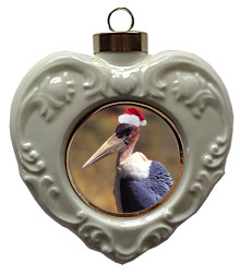 Vulture Heart Christmas Ornament