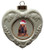 Bloodhound Heart Christmas Ornament