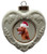 Irish Setter Heart Christmas Ornament