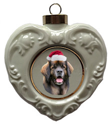 Leonberger Heart Christmas Ornament