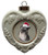 Schnauzer Heart Christmas Ornament
