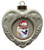 Shiba Inu Heart Christmas Ornament