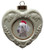 Weimaraner Heart Christmas Ornament