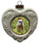Groundhog Heart Christmas Ornament
