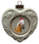 Haflinger Heart Christmas Ornament
