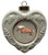 Haflinger Heart Christmas Ornament