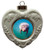 Manatee Heart Christmas Ornament