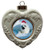 Seal Heart Christmas Ornament