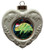 Chameleon Heart Christmas Ornament
