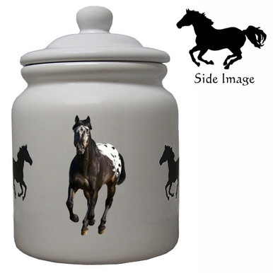 Appaloosa Ceramic Color Cookie Jar