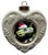 Viper Snake Heart Christmas Ornament