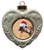 Hyena Heart Christmas Ornament