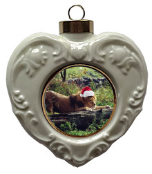 Lion Heart Christmas Ornament