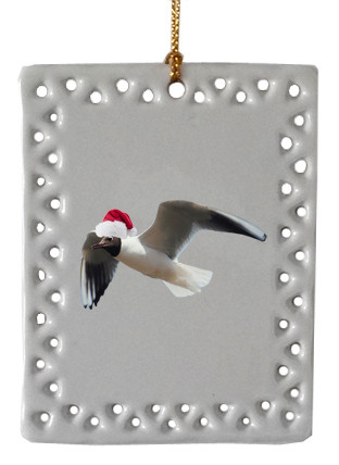 Black Headed Gull  Christmas Ornament