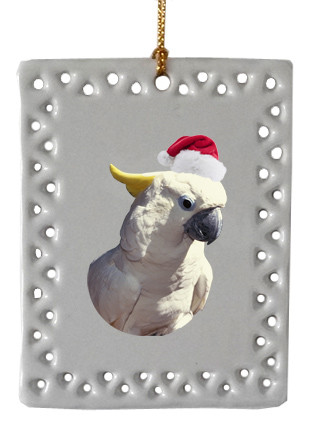 Cockatoo  Christmas Ornament