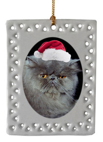 Persian Cat  Christmas Ornament