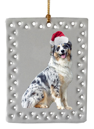 Australian Shepherd  Christmas Ornament