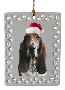 Basset Hound  Christmas Ornament