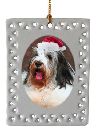 Bearded Collie  Christmas Ornament